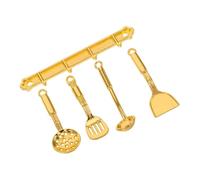 SUPVOX 5 Pezzi Accessori per Cucina Miniatura Ruolo Include Spatola e Cucchiaio per Decorazioni Case Scene Cucina