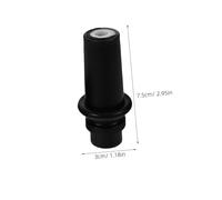 SUPVOX 5 Pezzi Cello Endpin Stopper con Rivestimento Nero Slip per Protezione Pavimento e Assorbimento Urti Accessori per Violoncello Pratica