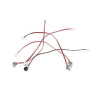 SUPVOX 5 Pezzi Cord microfono mini microfono a condensatore elettrete microfono elettronico Pickup del microfono a condensatore Pickup microfonici elettrete gomma da cancellare
