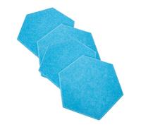 SUPVOX 5 pezzi Pannelli Fonoassorbenti Autoadesivi per Materiale in Fibra Poliestere Riduzione Eco e Isolamento Sonoro per Studio Cinema Casa e Ktv Colore