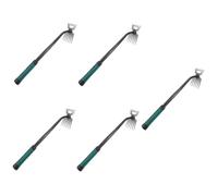 SUPVOX 5 Pezzi Rastrello Manuale per Erbacce con Ergonomico Strumento da Giardinaggio Portatile per Rimozione Erbacce per del e del