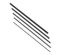SUPVOX 5 Pz Inserti Per Riparazione Canne Da Pesca Tubo Per Canna Da Pesca Parti Di Riparazione Per Canne Da Spinning Kit Di Riparazione Per Canna Da Spinning Black Fibra Di Carbonio