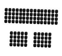 SUPVOX 5 Set Di Coperture in Spugna Per Microfoni A Bavero Design Speciale Per Umidità Facile Sostituzione Lavorazione Robusta 40 Pezzi*5