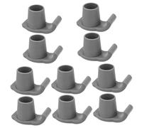 SUPVOX 5 Set Tappetini Da Slitta Antiscivolo Camminata Cursori Del Camminatore Camminatori Scivolare I Piedi Del Camminatore Scivolano Il Deambulatore Scivola Plastica Grey 2 Pezzi * 5