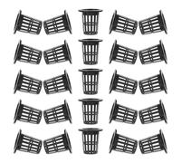 SUPVOX 50 Cestini in Rete per Colture Idroponiche, Plastica Resistente, 2,75 Pollici, Adatti per Coltivazione Fuori Suolo e Orti Domestici