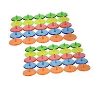 SUPVOX 50 Marcatori Palline Golf Trasparente Rotondi Marcatori Posizione Golf Attrito per Traiettoria Stabile e Minore Danno Accessori Pratici e Sicuri Prolungato Colore Casuale