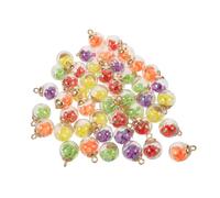 SUPVOX 50 Mm Accessori Pendenti Riempimenti Con Ciondoli A Fette Di Orecchini Progetti Scolastici Fatti A Mano Gioielli Creativi Portachiavi Forniture Decorazioni