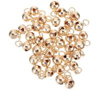 SUPVOX 50 Pezzi Ciondoli Campana 8Mm per Gioielli Fai da Te Accessori per Collane e Bracciali Materiali Leggeri e Resistenti per Creazioni Artigianali
