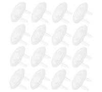 SUPVOX 50 Pezzi Copripresa Trasparente per Protezione Sicura per Prese Elettriche Tappi di Sicurezza in Plastica per Prese Muro Blocca Contatto Elettrico per Casa e Ufficio