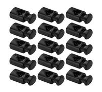 SUPVOX 50 Pezzi Fermacorda in Plastica Blocco a Molla, Cursore per Lacci Scarpe e Coulisse, Fermaglio per Borse e Abbigliamento, Accessorio per attività Outdoor e Uso Quotidiano