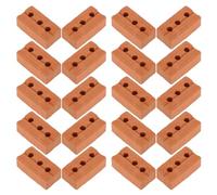 SUPVOX 50 Pezzi Mattoncini in Miniatura Realistici in Miniatura Mattoncini da Costruzione Vintage per Diorami e Case delle Bambole Materiali Fai da Te per Modellismo Architettonico