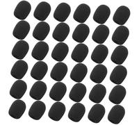 SUPVOX 50 pezzi Microphone Windscreen Covers in Soft Sponge Elastic Microphone Caps For Dirt Protection
