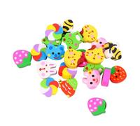 SUPVOX 50 pezzi Mini Gomme da Cancellare per Gomme Animali e Frutta in Gomma Cartoon Regalo Divertente per Feste e Scuola Gommine Sicure e Colorate per Ragazzi e Ragazze