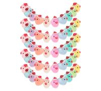 SUPVOX 50 Pezzi Mini Resin Luminous Ducks Figurines For Dollhouse Garden Decoration Tiny The-dark Animal Statues For Christmas Micro Landscape And DIY Ornaments