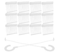 SUPVOX 5000 Pezzi Ganci a J in Plastica Trasparente da 50 MM per Etichette Abbigliamento Accessori per Etichettatura Capi Chiusure Versatili per Cartellini Prezzi su Magliette e