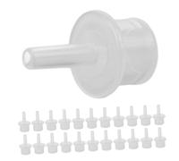 SUPVOX 50pezzi Connettore in Riutilizzabile Per Ciuccio e Cannuccia Per Adattatore Per Flessibile Chiusura Stagna