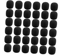 SUPVOX 50pezzi Spugne per Microfoni Coperture Protettive per Microfono Cuffie da Bavero Accessori per Microfono