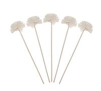SUPVOX 5pcs Reed Diffusore con fiori Top Rattan Sticks Diffusori di Olio Essenziale Diffusore Diffusore di Aromi Bacchette per Home Hotel Office Spa