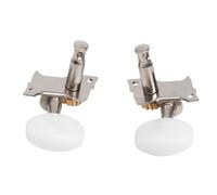 SUPVOX 5pezzi Meccaniche Per Banjo Con Boccole Bianco Argento Meccaniche Sinistre Destre e Perni Per Banjo Accordatore in Lega Di Zinco e Pvc