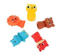 SUPVOX 5pezzi Mini Animal Finger Puppets Burattini Realistici Per Attività Educative e Ruolo Per Raccontare Halloween e