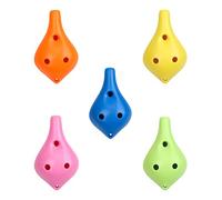 SUPVOX 5pezzi Ocarina per Principianti in Abs Alimentare Robusta e Resistente Precisi Flauto Portatile Adatto Tutte le Età per Imparare Suonare come Regalo Colore Casuale