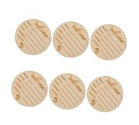 SUPVOX 6 Cartelli Mensili per Segnaposto Foto Accessori Decorativi per Album