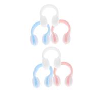 SUPVOX 6 Clip Naso Nuoto in Silicone Antiscivolo Protezione per Piscina e Sport Acquatici Adatti e Adulti Colori Cherry Blossom e