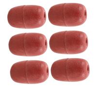 SUPVOX 6 Fishing Net Floats Oval Plastic Buoyancy Floats UV-Resistant for Aquaculture Fish Farming Use