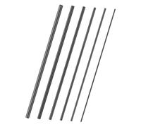 SUPVOX 6 Kit Riparazione Canne Fibra Carbonio Solid Carbon Diametri Multipli Accessori per Riparazione Veloce e Connessione Rotte per Canne