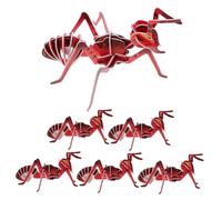 SUPVOX 6 Modelli in Cartone Kit Scientifico Stem per Gioco Educativo Te per Prescuola di Insetti per Apprendimento e Attività di Gruppo