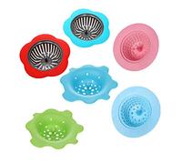 SUPVOX 6 PCS Colini per colata in Acrilico, Kit per la Pittura a Flusso Kit da Disegno Setacci Fiori Cestino di plastica scolpire Silicone