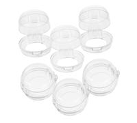 SUPVOX 6 pezzi Copri Pomelli Cucina Gas Trasparenti Protezione Sicurezza Facile Installazione per Piano Cottura Gas Proteggi Interruttori da Sporco e Usura per Cucina