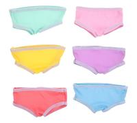 SUPVOX 6 pezzi di mutandine per bambole, pannolini, biancheria intima, vestiti per bambole, mutande, slip, abbigliamento per bambini da 18 pollici, vestiti per giochi di ruolo, abiti, accessori