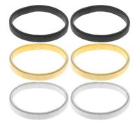 SUPVOX 6 Pezzi Giarrettiere per Camicia da Uomo Elastiche in Metallo 3 Colori Assortiti, Fasce da Braccio Regolabili per Maniche, Accessorio Versatile per Uso Quotidiano e