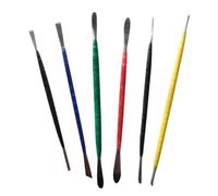 SUPVOX 6 Pezzi Kit di Strumenti per Scultura a Doppia Punta | Cera e Stucco Epossidico, Utensili Versatili per Modellisti, Scultori, Aula D'arte