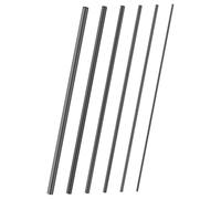 SUPVOX 6 pezzi Kit Ricambi Canne Pesca Professionali in Fibra di Carbonio Bastoncini Solidi per Riparazione Canna Spinning Rotta Connettori Compatti per Modifiche Versatili e Riparazioni