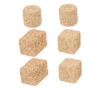 SUPVOX 6 Pezzi Mini Balle di Paglia Realistiche per Decorazioni Fattoria e Feste Mini Pagliaio Artigianale per Casa delle Bambole e Progetti Diy di Balle di Paglia Piccole per Temi
