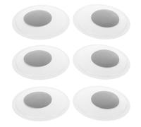 SUPVOX 6 Pezzi Occhi Finti Adesivi Giganti per Bambole, Plastica 100 MM | Autoadesivi, Resistenti a Deformazioni e Scolorimento, per Lavori Creativi Fai e Oggetti Artistici Mobili