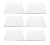 SUPVOX 6 pezzi Pannelli Acustici Autoadesivi per Insonorizzazione Pareti Assorbimento Acustico Elevato per Home Theater Studi e Camere Installazione Facile Senza Attrezzi Bianco