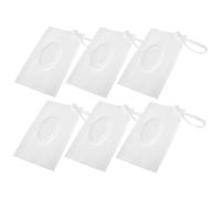 SUPVOX 6 Pezzi Porta Salviette e Maniglia Rinforzata Umidificate per Design Rettangolare e Angolo Retto, Eva Alimentare, Coperchio a Ribalta per Bagni e Rapidi