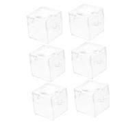 SUPVOX 6 pezzi Scatole Trasparenti per Insetti con Lente d Ingrandimento Integrata da Contenitori Pratici per Studenti per Osservazione Dettagliata e Raccolta Sicura