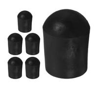 SUPVOX 6 Pezzi Tappi Antiscivolo per Puntali Violoncello in Gomma Nera 0,5 Cm, Protezione Pavimento per Perni Terminali, Accessori Sostitutivi per Esercitazioni e Concerti