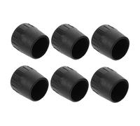 SUPVOX 6 Pezzi Tappo per supporto microfono supporto per braccio del microfono piccola asta microfonica Tubo per cablaggio supporto microfono porta microfono per stand plastica Black