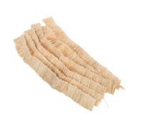 SUPVOX 6 Pezzi Tetto in Paglia Artificiale di Sintetica per Miniature Facile da Applicare per Diorami Giardini Fatati e Modelli in Scala