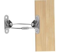 SUPVOX 6 Set Ancoraggio anticaduta sicurezza stabilizzatori ancoraggi antiribaltamento per mobili ancoraggio a parete kit antiribaltamento per libreria acciaio laminato a freddo Silver