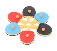 SUPVOX 6 Set Mini Racchette Tennis Tavolo per Modellini Giocattoli Creativi per Decorazioni per Case Miniatura Accessori per e Giochi Ruolo Colore