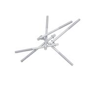 SUPVOX 6 Tiranti Per Tamburo Da 11 Cm in Metallo Rondelle, Viti Di Tensione Per Batteria, Accessorio Per Riparazione e Restauro, Compatibili Blocchetti Standard, Resistenti e Facili Da Sostituire