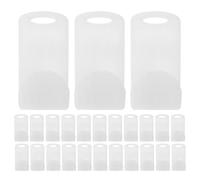SUPVOX 60pezzi Ganci Connettori per Appendiabiti in Plastica Bianco Salvaspazio Armadio con Supporto Resistente Organizer per Guardaroba e Stanza Universitari Soluzione Impilabile