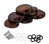 SUPVOX 6pezzi Manopole Accordatura Chitarra Acustica Argento Con Viti Pomelli Ergonomici e Resistenti Per Sostituzione Facile e Compatibile Con Diverse Chitarre Elettriche e Acustiche