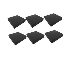 SUPVOX 6pezzi Pannelli da Parete in Fonoassorbente Policarbonato Ignifugo per Ridurre Eco Acustico Riverbero in Studi Home Office e Teatri